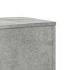 vidaXL Plant Stands 2 pcs Concrete Grey 33x33x100 cm Engineered Wood