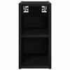 vidaXL Hanging Cabinet Black Oak 20 x 29.5 x 40 cm Engineered Wood