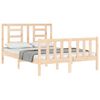 vidaXL Bed Frame without Mattress Small Double Solid Wood Pine