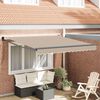 vidaXL Retractable Awning Beige 350 x 250 cm Polyester and Aluminium