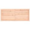 vidaXL Bathroom Countertop 120x50x(2-4) cm Untreated Solid Wood