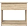 vidaXL Console Table with Drawers Sonoma Oak 85.5x38.5x74.5 cm