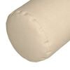 vidaXL Bolster Pillows 2 pcs Cream &Oslash; 15 x 40 cm Fabric