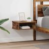 vidaXL Bedside Table 2 pcs Old Wood 40 x 31 x 15 cm Engineered Wood