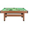 vidaXL 6 Feet Billiard Table 184x108x82 cm Brown