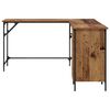 vidaXL Desk Old Wood 141 x 141 x 75 cm Engineered Wood