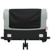 vidaXL Bike Trailer Black and Grey 45 kg Iron