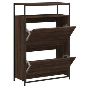 vidaXL Shoe Cabinet Brown Oak 50