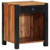 vidaXL Bedside Cabinet Brown 40 x 35 x 50 cm Solid Acacia Wood