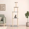 vidaXL Cat Tree with Sisal Scratching Posts Light Grey 183 cm