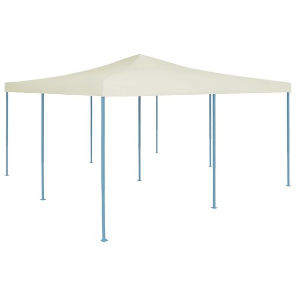 vidaXL Folding Gazebo 5x5 m Cream
