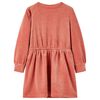 vidaXL Kids' Dress with Long Sleeves Medium Pink 92