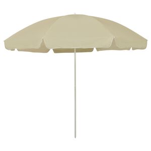 vidaXL Beach Parasol Sand Yellow 300 cm