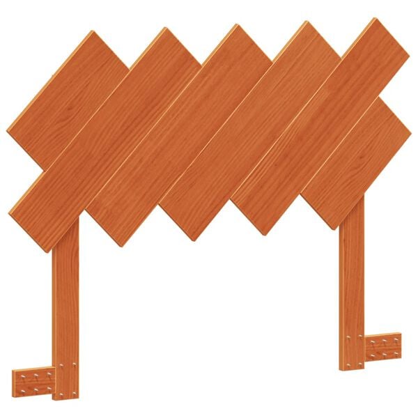 vidaXL Headboard Wax Brown 100 cm Solid Wood Pine