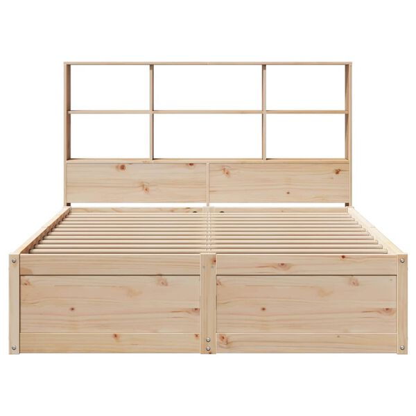 vidaXL Bed Frame without Mattress 160x200 cm Solid Wood Pine