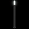 vidaXL Bollard Light with Sensor 110 cm Black IP44