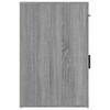 vidaXL Desk Cabinet Grey Sonoma 40x49x75 cm Engineered Wood