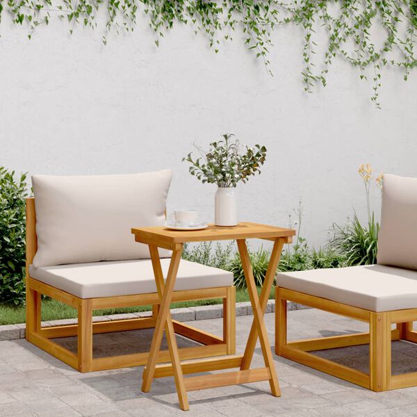 vidaXL Folding Garden Table 50x36x60 cm Solid Wood Acacia