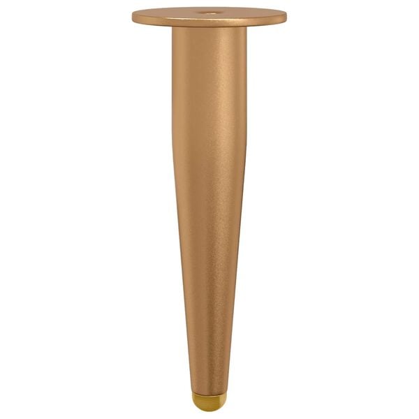 vidaXL Standing Feet 2 pcs Gold 98 x 40 mm Iron
