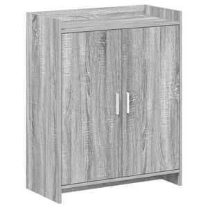 vidaXL Shoe Cabinet Grey Sonoma 73.5 x 36 x 92 cm Engineered Wood