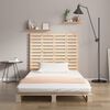 vidaXL Wall Headboard 96x3x91.5 cm Solid Wood Pine