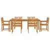 vidaXL Garden Dining Set 7 pcs Brown Solid acacia wood