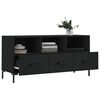 vidaXL TV Cabinet Black 102x36x50 cm Engineered Wood