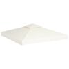 vidaXL Gazebo Cover Canopy Replacement 310 g / m&sup2; Cream White 3 x 3 m