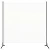 vidaXL Room Divider White 175x180 cm Fabric