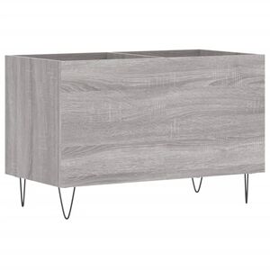vidaXL Record Cabinet Grey Sonoma 74.5x38x48 cm Engineered Wood