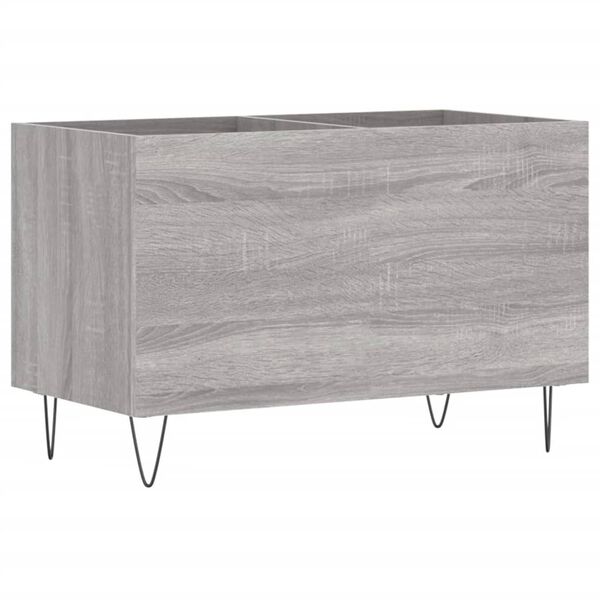 vidaXL Record Cabinet Grey Sonoma 74.5x38x48 cm Engineered Wood
