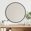 vidaXL Wall Mirror Black &Oslash; 40 cm Round