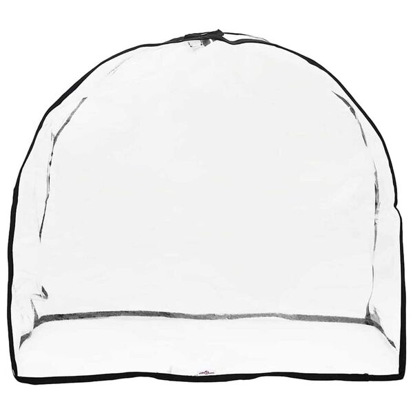 vidaXL Pet Stroller Cover Other Transparent 65 x 32 x 57 cm PVC