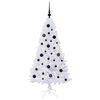 vidaXL Artificial Christmas Tree with Stand White 150 cm PVC and Steel