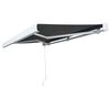 vidaXL Awning Frame Manual White 300 x 250 cm Aluminium