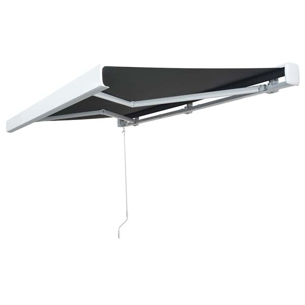 vidaXL Awning Frame Manual White 300 x 250 cm Aluminium