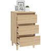 vidaXL Bedside Cabinet Sonoma Oak 40x35x70 cm Engineered Wood