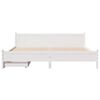 vidaXL Bed Frame without Mattress White 180x200 cm Super King Solid Wood Pine