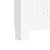 vidaXL Radiator Cover White 152x19x81.5 cm MDF