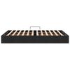 vidaXL Storage Bed with Mattress Black 120 x 200 cm Velvet