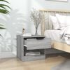 vidaXL Bedside Cabinets 2 pcs Grey Sonoma Engineered Wood
