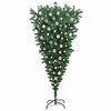 vidaXL Upside-down Artificial Pre-lit Christmas Tree with Ball Set PVC