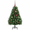 vidaXL Artificial Christmas Tree with Stand Green 120 cm PVC and Metal