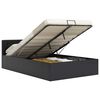 vidaXL Hydraulic Storage Bed Frame without Mattress Black 120x200 cm