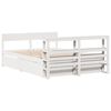vidaXL Bed Frame without Mattress White 160x200 cm Solid Wood Pine