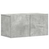 vidaXL 5 Piece TV Cabinet Set Concrete Grey Engineered Wood