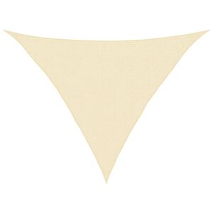 vidaXL Sunshade Sail 160 g/m&sup2; Cream 2,5x2,5x3,5 m HDPE