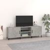 vidaXL TV Cabinet Concrete Grey 150x30x50 cm Engineered Wood