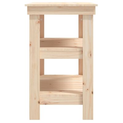 vidaXL Work Bench 78.5x50x80 cm Solid Wood Pine