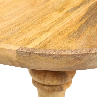vidaXL Round Side Table 43x43x66 cm Solid Mango Wood